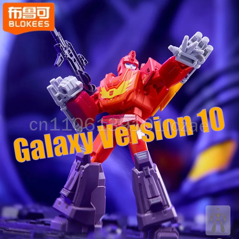 Blokees Transformers Galaxy Versión 10 Caja Sorpresa Optimus Prime Bumblebee Figura de Acción Coleccionable de Mecha con Licencia