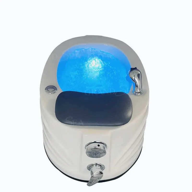 

Foshan Factory Top Quality Beauty Salon Foot Massage Tub Portable Pedicure Spa Tub With Light
