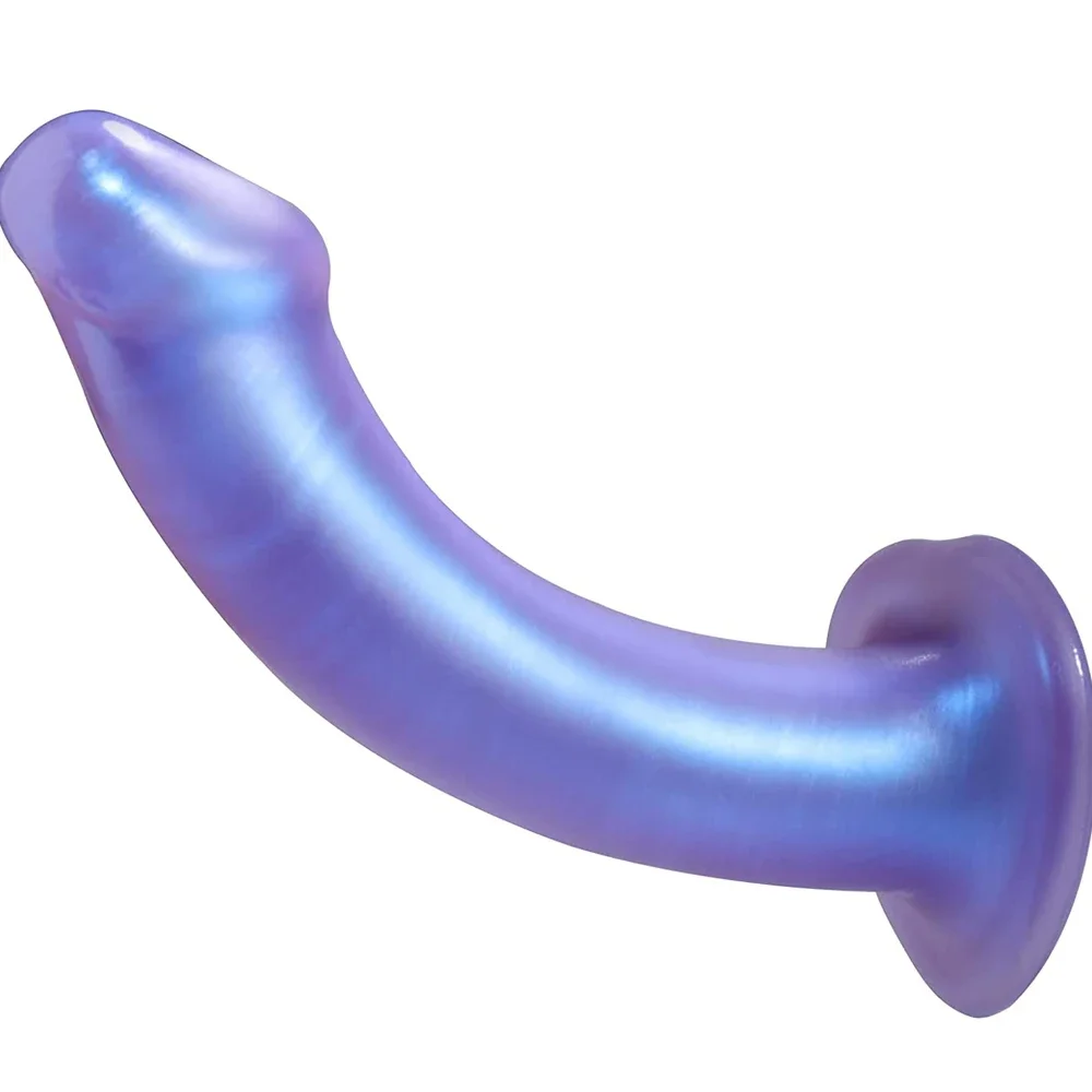 

New 7.5inch Jelly Small Dildos for Beginners Realistic Anal Dildo with Suction Cup Flexible Strapon Penis Sex Toys for Women Men