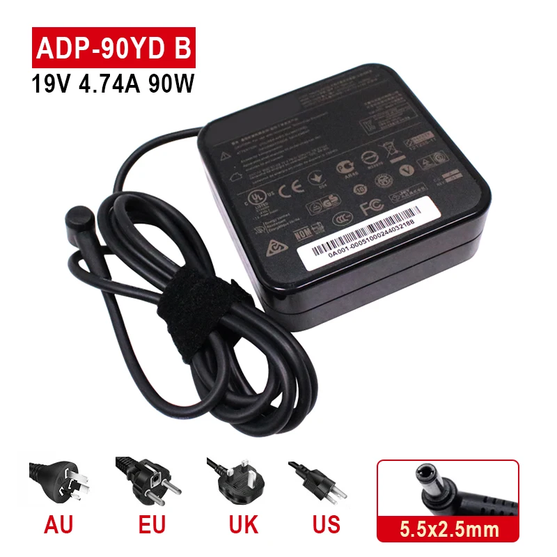 19V 4.74A 90W AC Adapter Supply Charger For ASUS ZENBOOK EXA1202YH PA-1900-42 ADP-90YD B