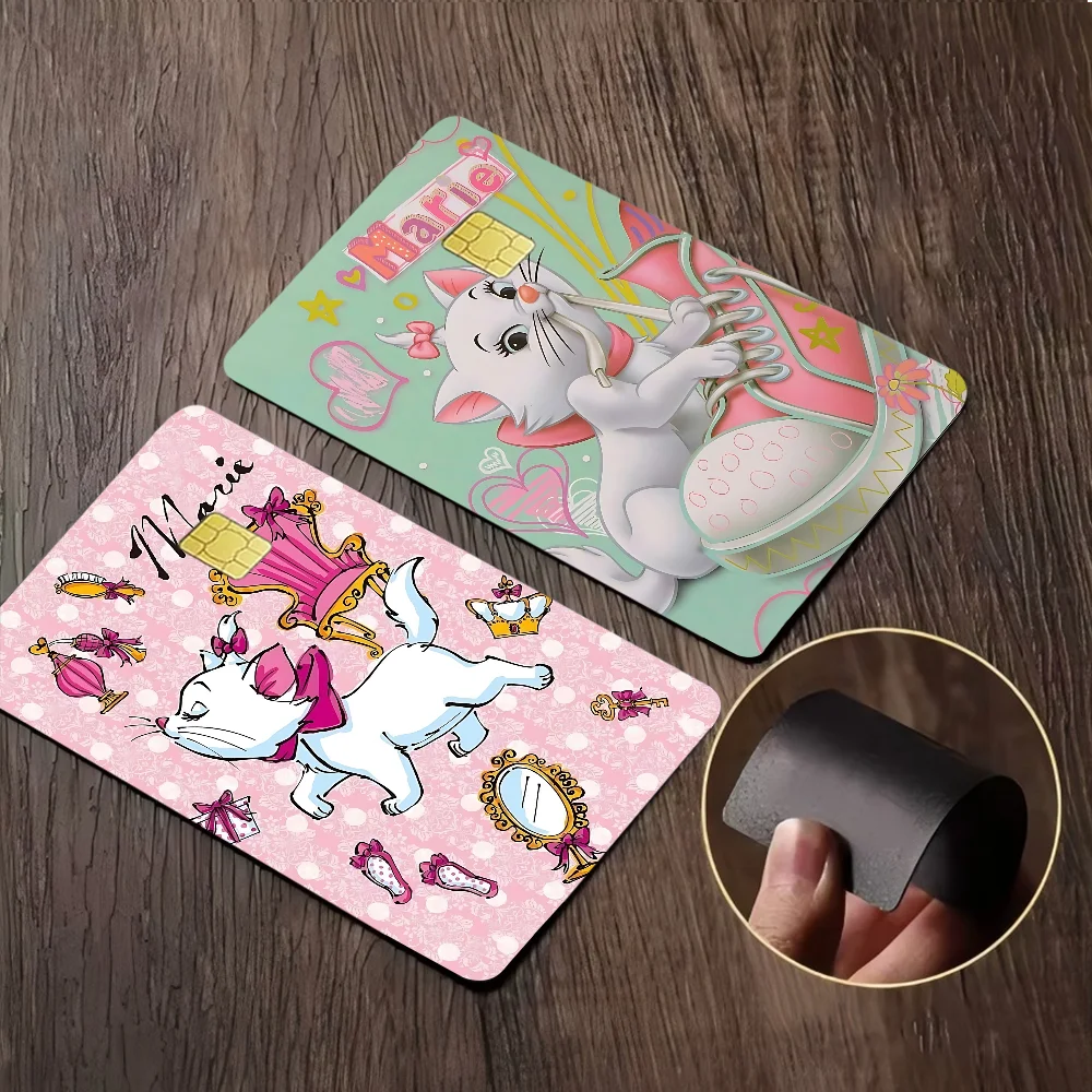 

M-Marie Cat модный милый мультяшный кот живопись аниме игра уникальная пленка наклейка чехол для кредитной карты без чипа