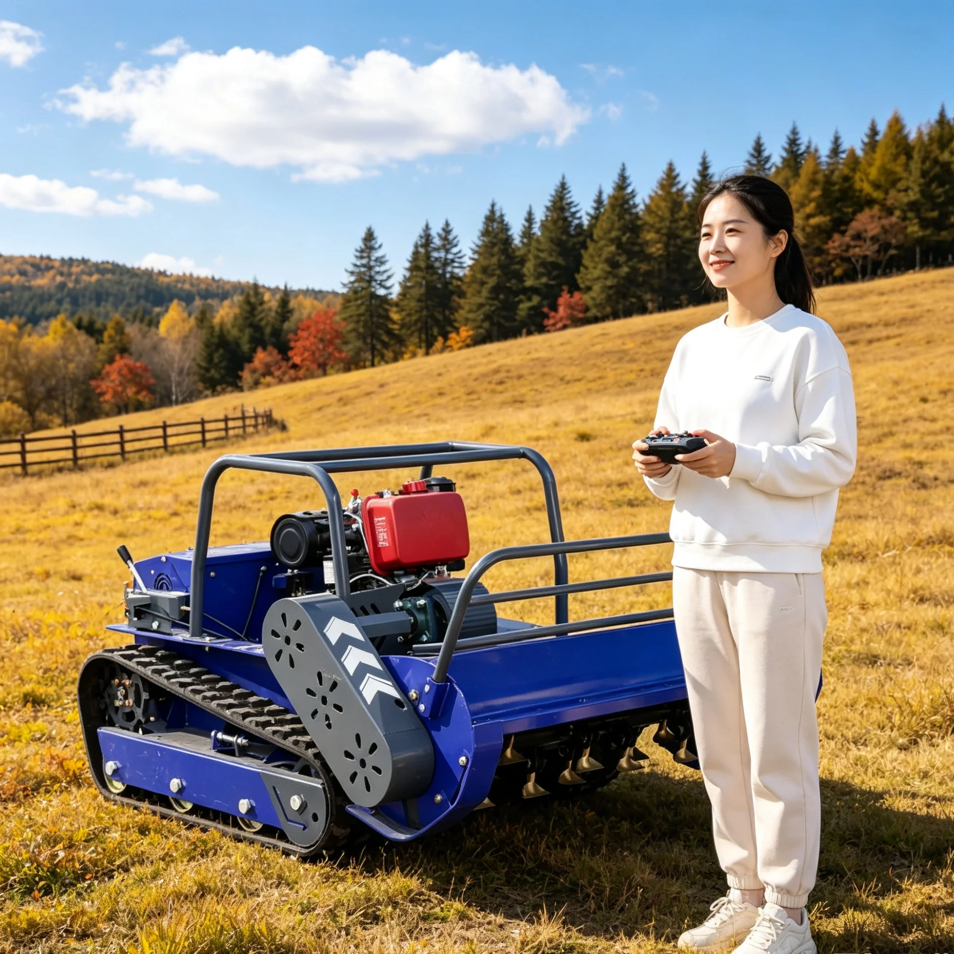 Customized Hammer Blade Flail Grass Cutter, Even Mulch Distribution For Orchard Floor Management And Green Recycling