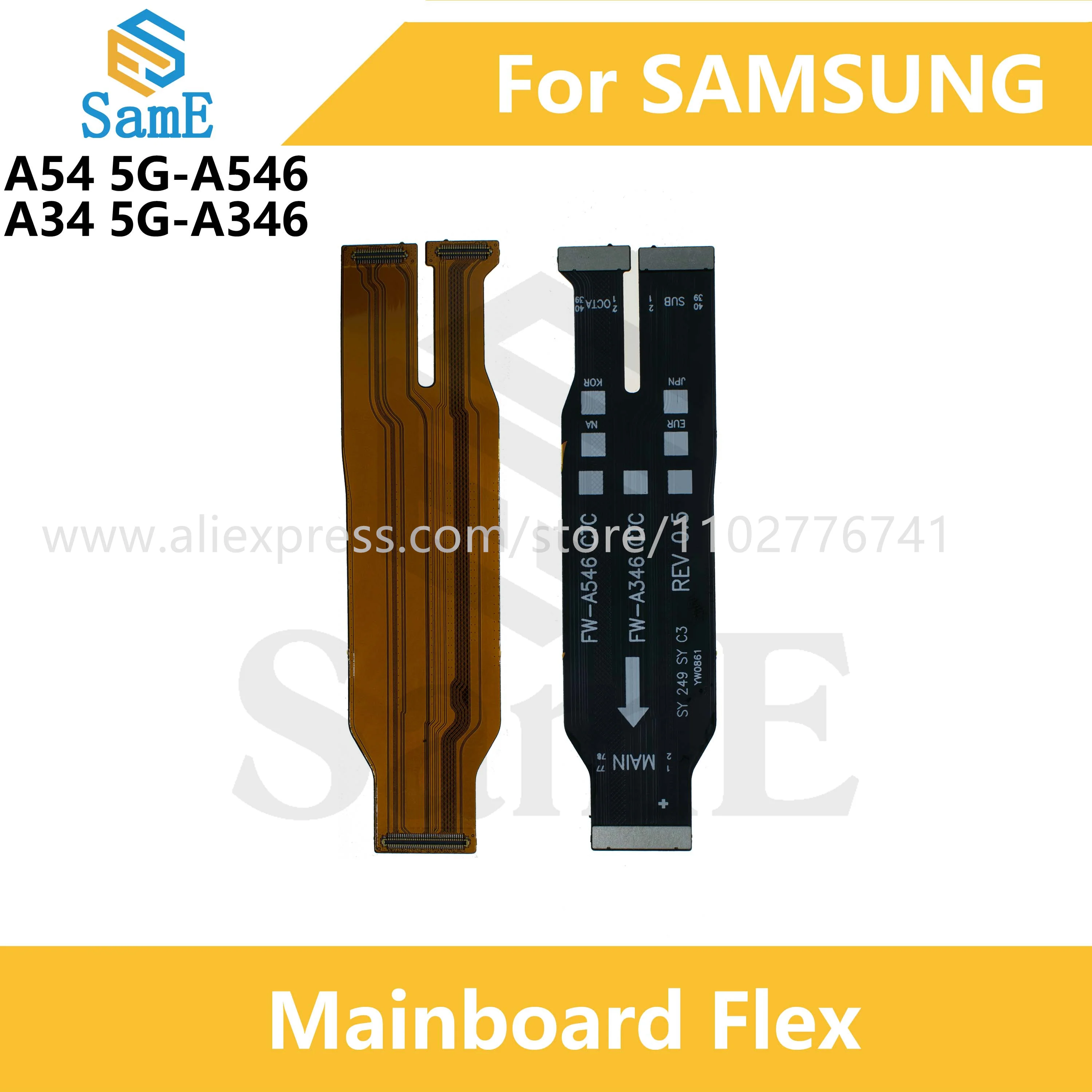 For Samsung Galaxy Tab A34 5G A346 A54 5G A546 Main Board Motherboard Flex Cable