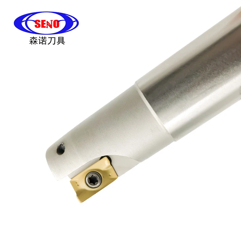 SENO BAP400 C20 C25 2T 3T Inserts Clamped Machining Cutting End Mill Shank Shoulder Right Angle Precision Slot Milling Cutter