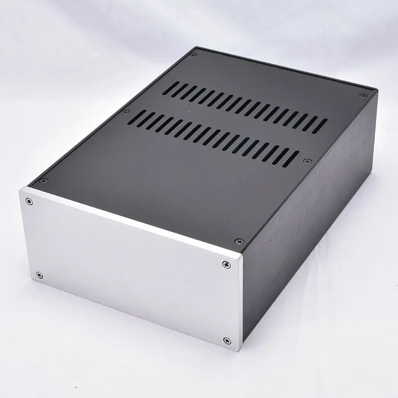 

JC2210 silver Full Aluminum Enclosure /AMP case/power amplifier box/chassis