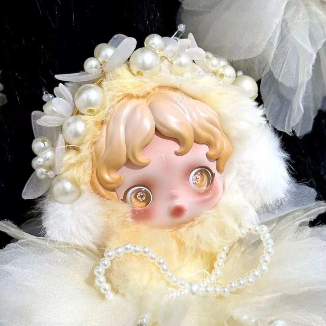 Ropa para muñecas Sp, tejido ligero, serie de jardín, accesorios para muñecas, nueva falda de flores esponjosa, accesorios para el cabello de perlas, Mini ropa de 10cm