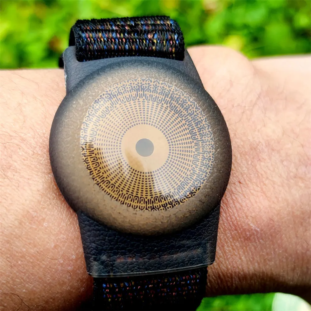 MWO polarized disc wristband, 18 circle gold-plated strap lock, meditation, meditation, practice and healing view 5