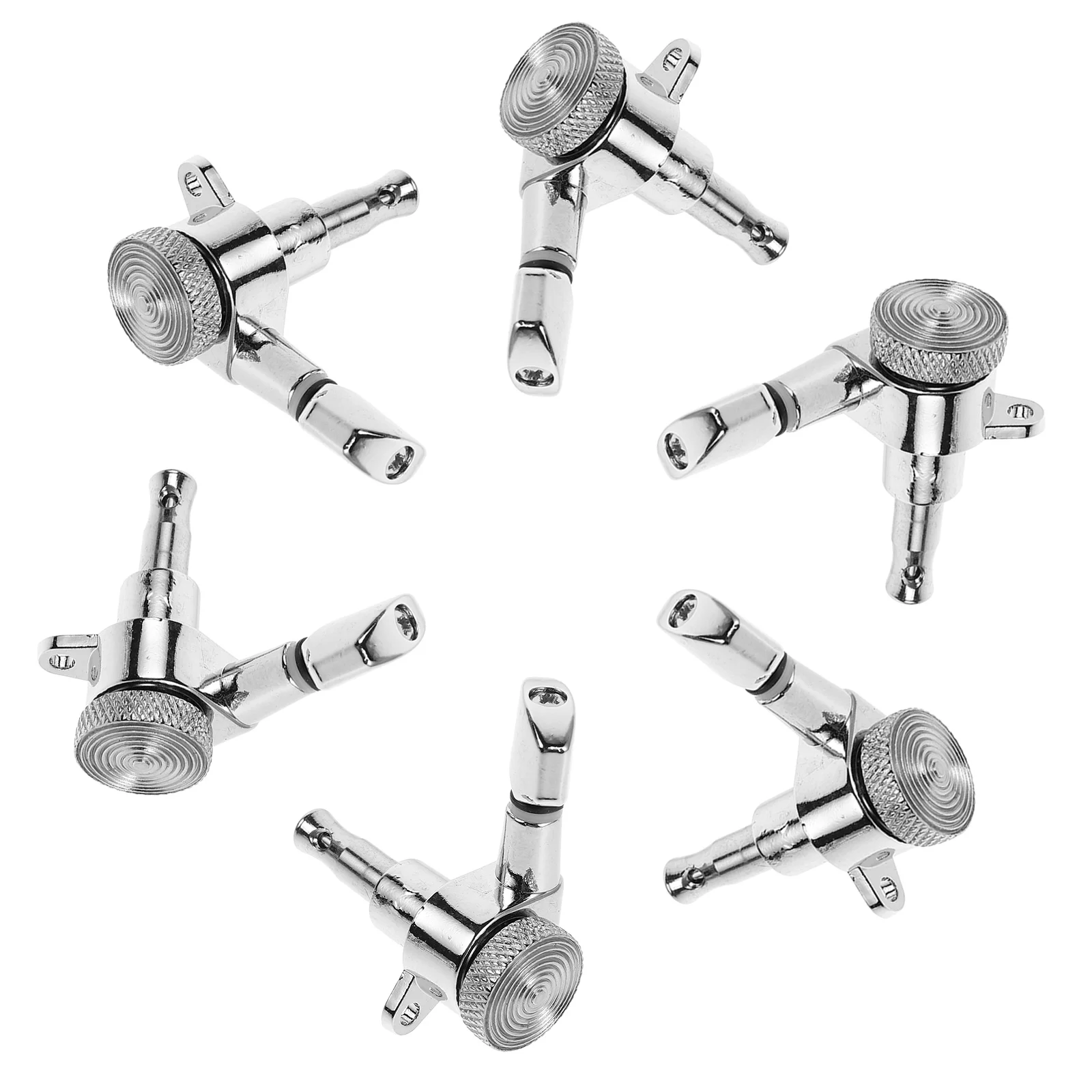 

6pcs Guitar Peg Lock Acoustic Tuner Head Button Durable Stable Sound Metal Parts