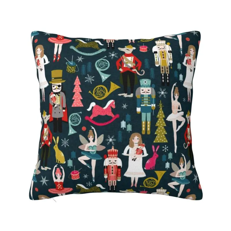 

Modern Nutcracker Ballet Dancer Cushion Cover Polyester Pillow Case