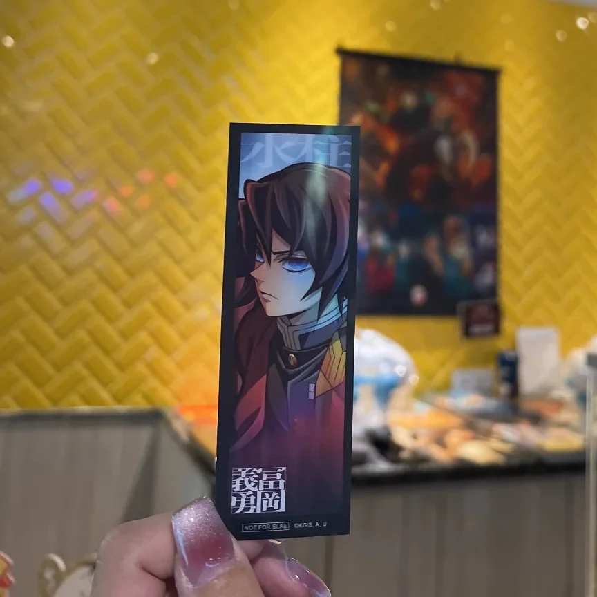 

Demon Slayer bookmark Card – Fan-Made DIY Card Decoration Paper Anime Peripheral Collectible Card Anime Peripherals Toys Gifts
