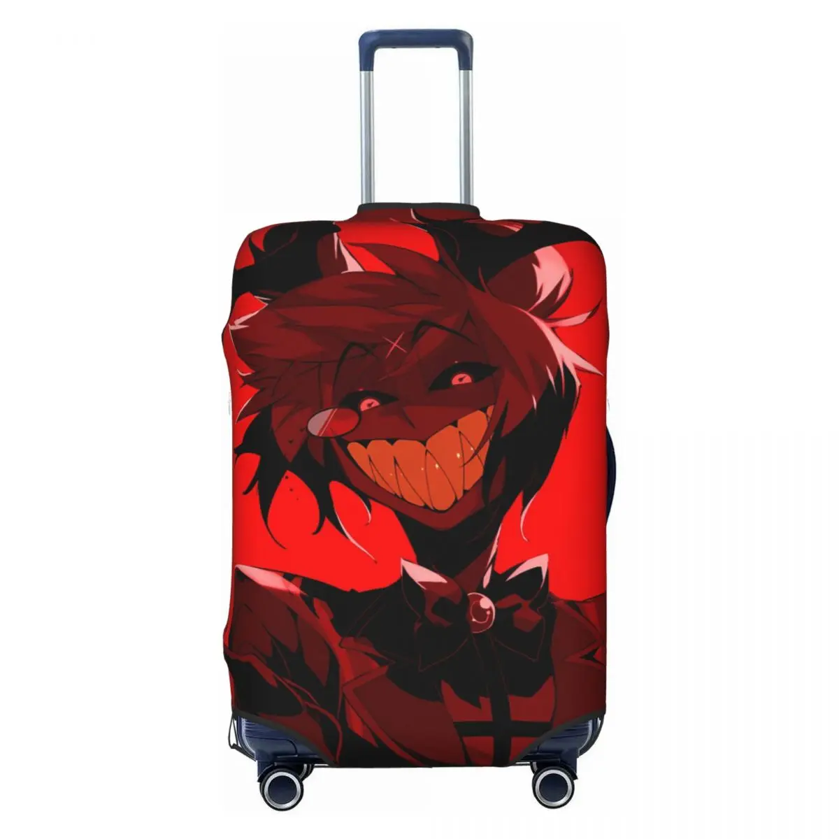 Vox Alastor Hazbin Hotels Suitcase Cover Travel Vacation Elastic Luggage Accesories Protector