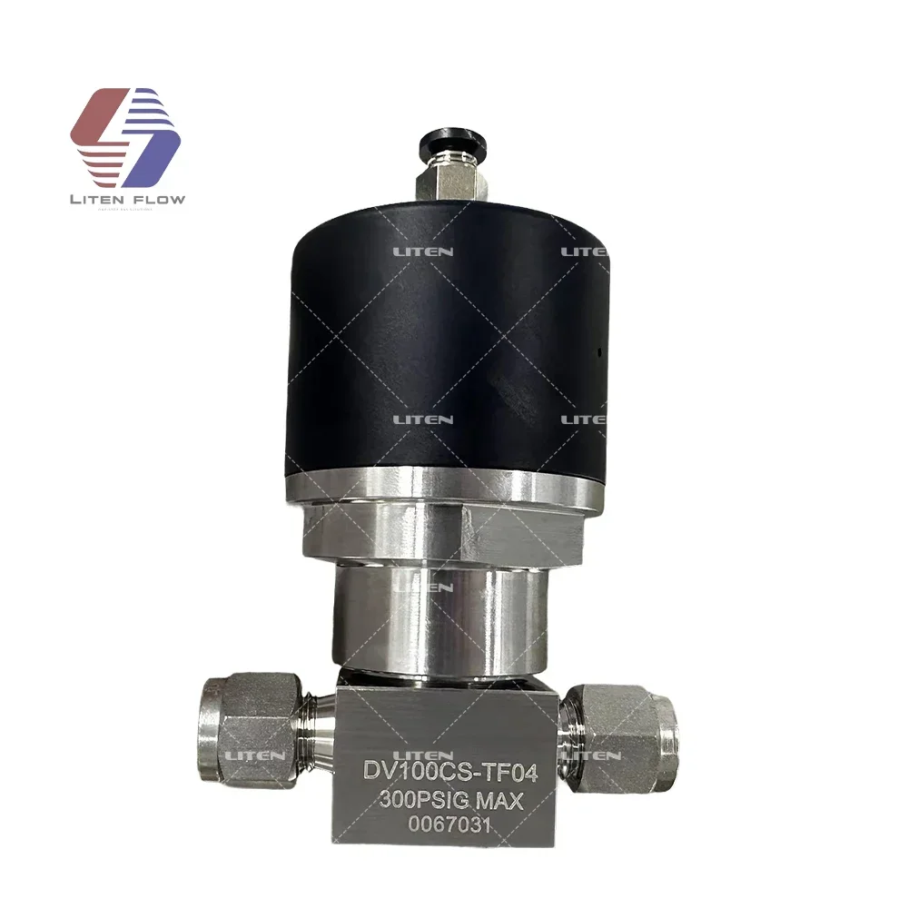 SS316L Pneumatic Diaphragm Valve for Fujikin NC. Type 1/4