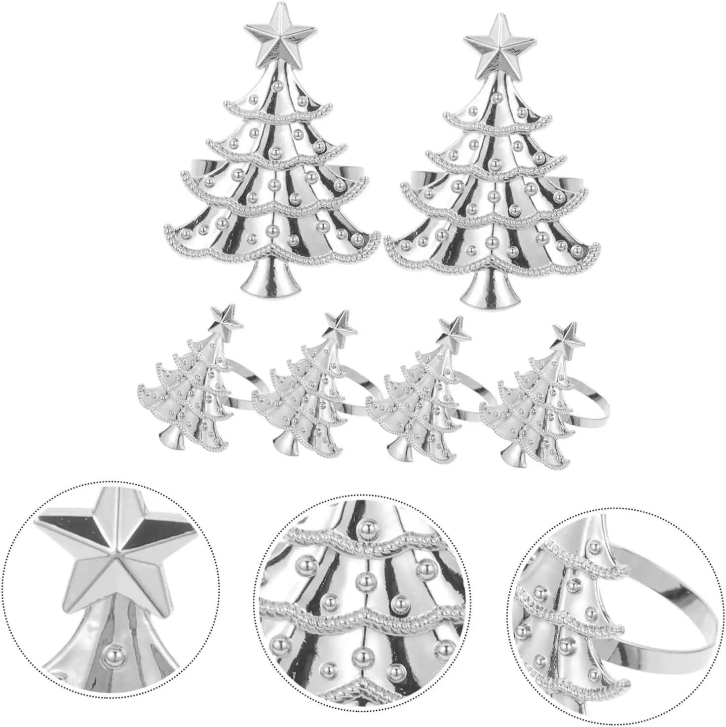 Metal Napkin Holder Versatile Silver Napkin Ring Gold Napkin Ring Exquisite For Hotel Settings Weddings Family Dinners