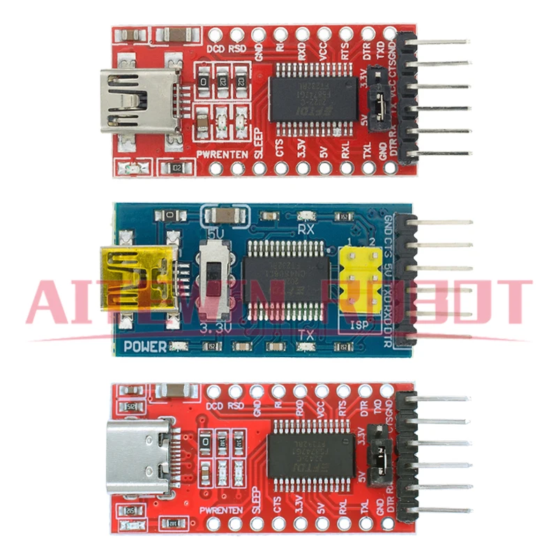 FT232RL FTDI USB 3.3V 5.5V do TTL moduł adaptera szeregowego dla Arduino FT232 Pro Mini USB do TTL 232