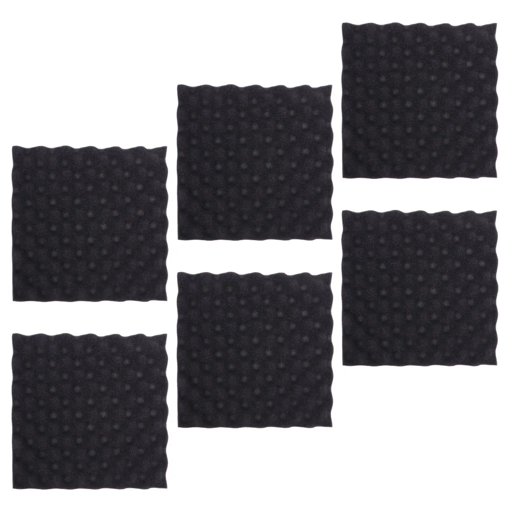 6 Pcs Foam Mat Board Sound-absorbing Cotton Sound-proof Egg Crate Cushion Packing Indoor Deadening Thick Acoustic Pad