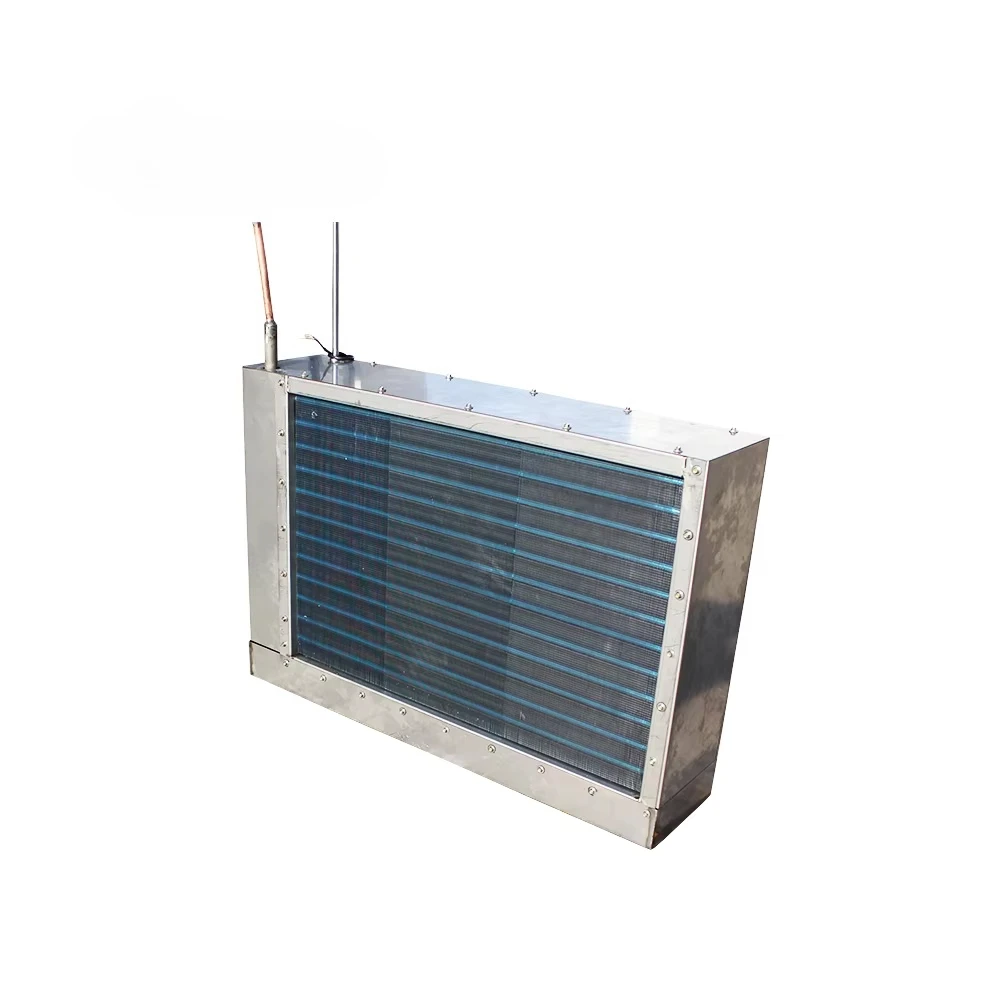 Refrigeration and heat exchange equipment Chillers Air cooling systems Copper tube fin heat exchangers