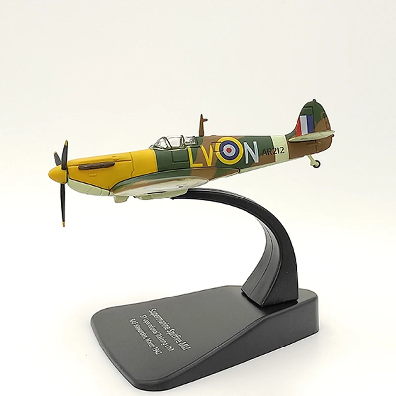 1:72 Scale Supermarine Spitfire MKI RAF Hawardon March 1942 Fighter Aircraft Model Diecast Alloy Classics Toys Gifts Souvenir