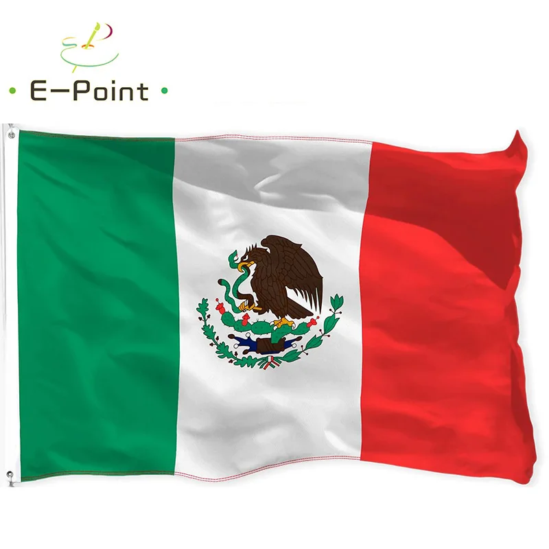 Mexico National Flag 2ft*3ft (60*90cm) 3ft*5ft (90*150cm) Size Christmas Decorations for Home Flag Banner