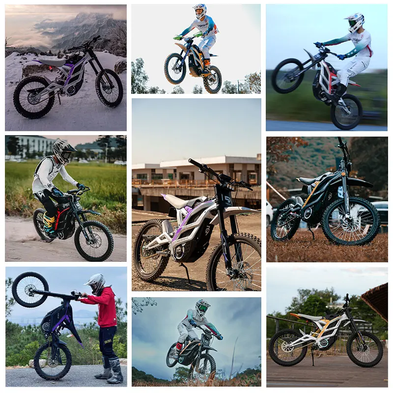 Falcon PRO 5000W Off-Road Adult Electric Dirt Bike 79 Bike 72V 120Km Long Range 85Km/H Top Speed Motocross Racing Brushless