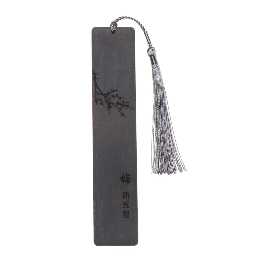 Gift Chinese Style Vintage Book Clip Sandalwood Label Pagination Mark Bookmark