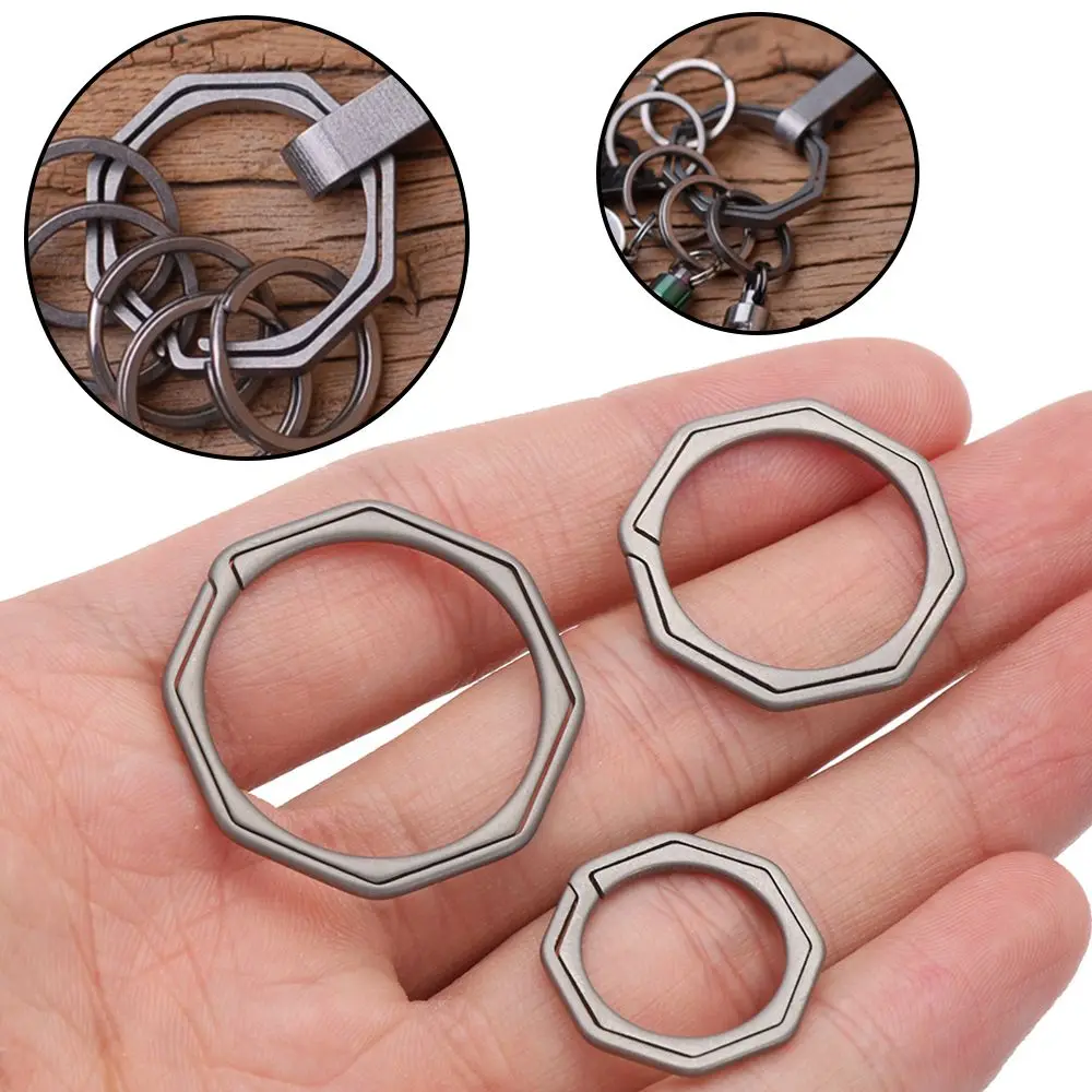 Outdoor Super Lightweight Real Male Creativity Gift Man Car Keychain  Buckle Pendant Key Rings