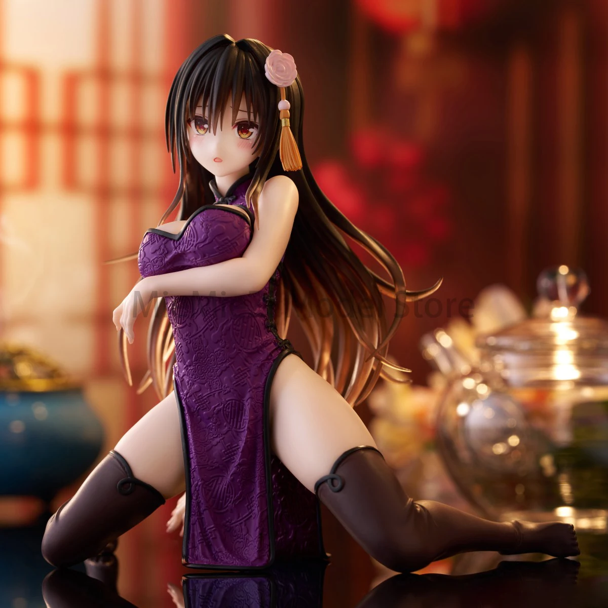En Stock Original TAiTO pré-peint bureau mignon pour LOVEru ténèbres Kotegawa Yui robe chinoise Ver. Décoration de modèle de kit de garage