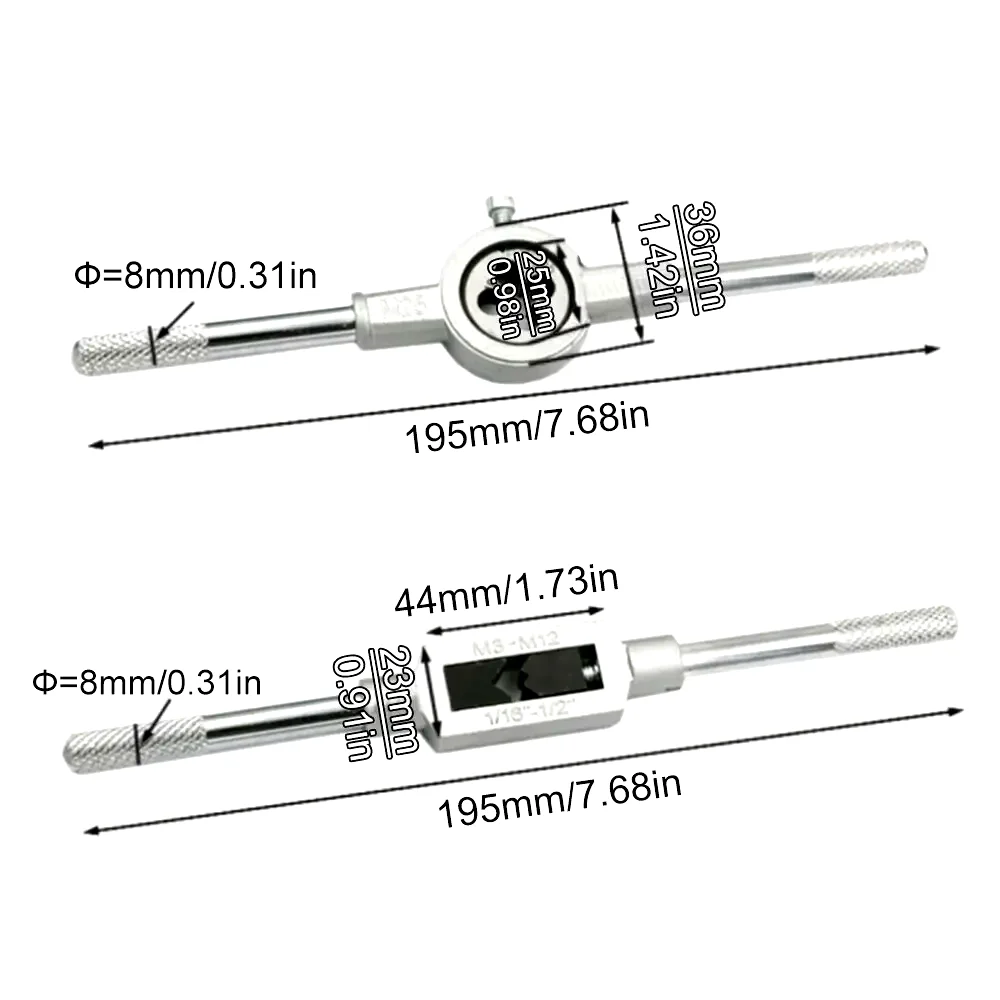 Jeu de tarauds et filières multifonctions 12/20 pièces M3-M12 MeaccelerScrew Bouchons filetés Tarauds à vis à main Taraudage conique droit et outils de filetage