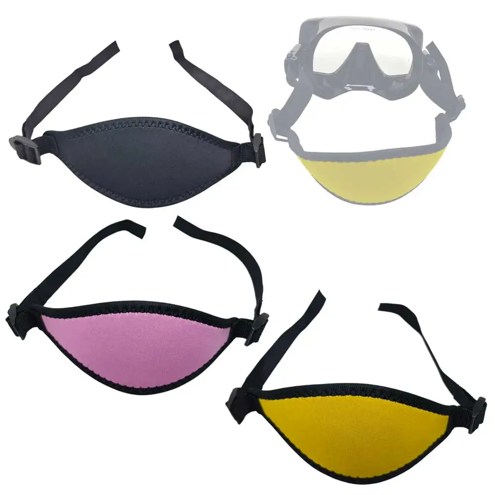 Universal Snorkel Mask Strap Cover Neoprene Adjustable Swimming Mask Replacement Strap for Snorkeling Freediving Spearfishing