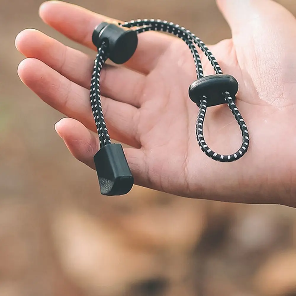 Fixing Plastic Buckle Cane Wrist Strap Backpack Fixing Buckle Elastic String Elastic Rope Holder Walking Stick Holder