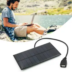 Mini Solar Panel 5.5V Solar Charger Portable Solar Power Bank For Cellphone Outdoor Hiking Camping Lanterns 124/200132/200