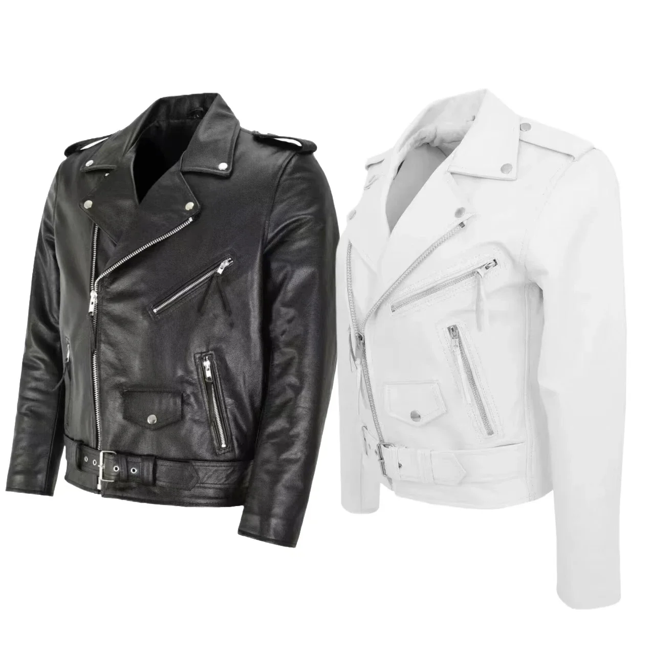 Mens Fashion Leather Jacket Slim Fit Stand Collar PU Jacket Male Anti-wind Motorcycle Lapel Diagonal Zipper Punk Jackets