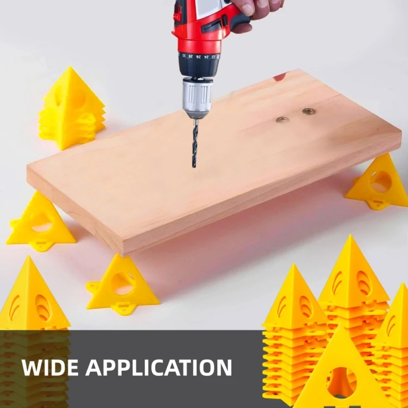  36Pcs Pyramid Stands Set Triangle Stand Paint Tool Triangle Paint Pad Feet