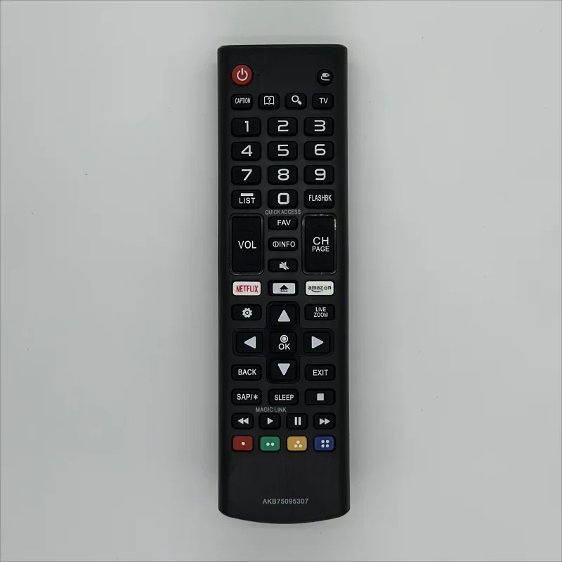 HIGH QUALITY ABS REMOTE CONTROL ABK75095307 FOR  SMART TV 433MHZ 2015 2016 2017 2018 2019 2020 2021 2022 2023
