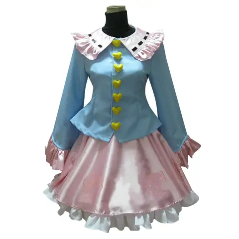 Anime TouHou Cosplay Komeiji Satori Costumes Women Tops Skirts Hat