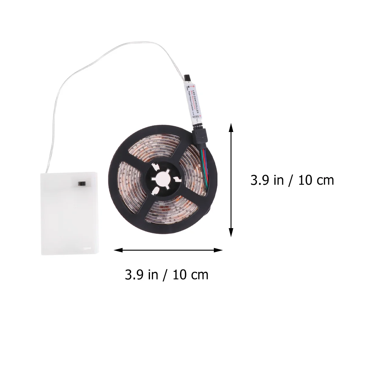 2 قطعة إضاءة مقاومة للماء قطاع ضوء 5050 Rgb مرنة حبل مصباح لمكتب رف الكتب خزانة الديكور في الهواء الطلق توفير الطاقة #1