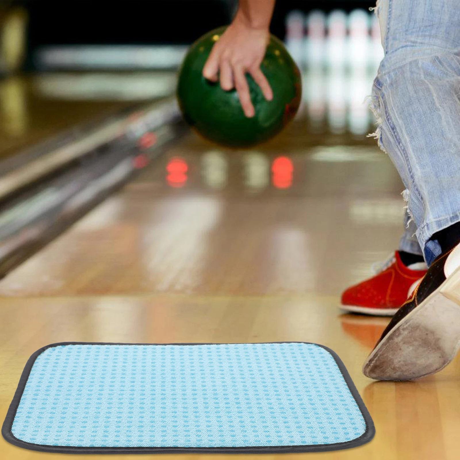 

Anti-slip Pad Cleaning Cloth Bowling Ball Towel Multicolor Oil Wipe Polyester Pads