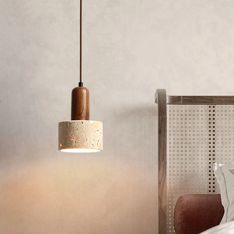 Lampe suspendue en marbre jaune populaire Wine-i Travertine Droplight Over Dining Desk, Kitchen Island, Restaurant Decor, oral et