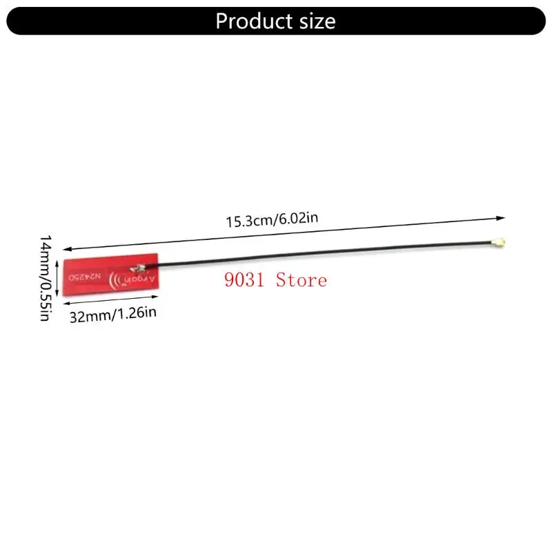 Antenne interne a doppia banda ottimizzate per dispositivi da 5 GHz e 5,8 GHz 2pcs