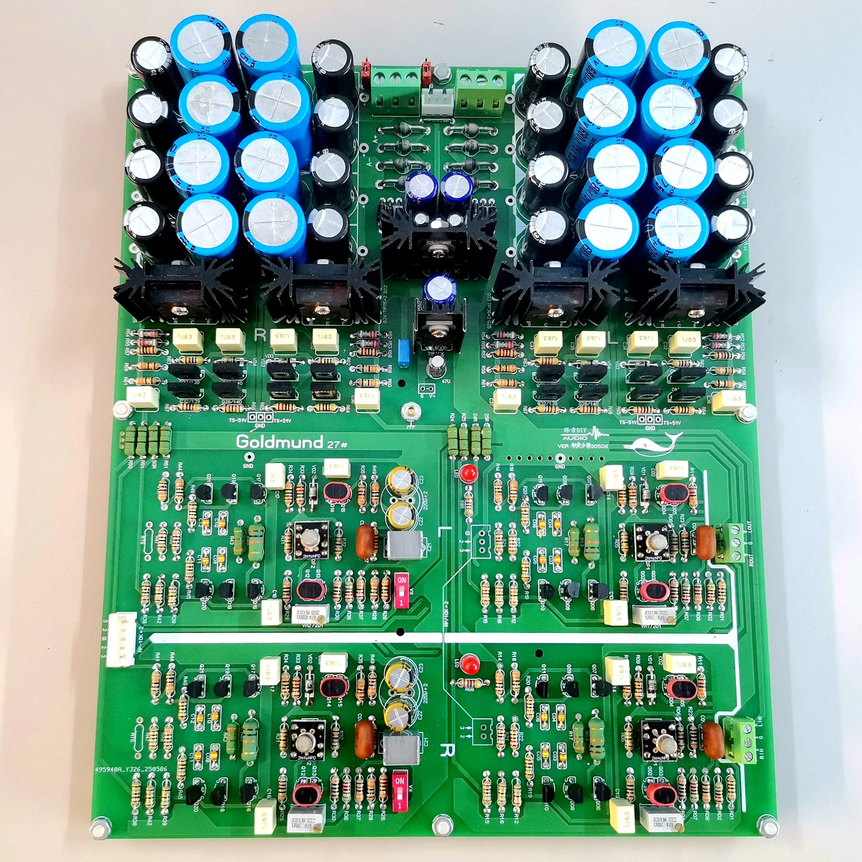 Hi-Fi Classic Audiophile Fully Discrete European-style DIY Preamplifier Board
