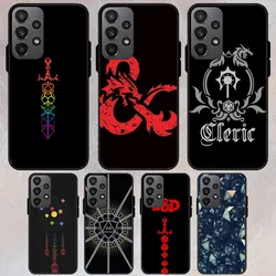 Game D-Dungeons D-Dragons D-DND Phone Case For Samsung Galaxy S22 S23 S24 S30 Note 20 10 Plus Lite FE ULTRA Shell