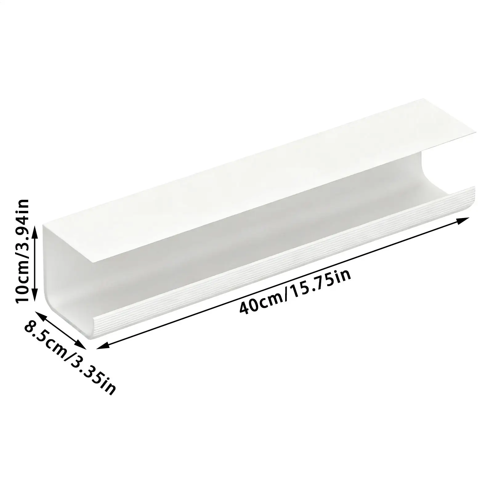 Under Desk Cable Organizer No Drill Space-Saving Box Cable Tray For Placement Concealment Phone Charger Power Strip Router