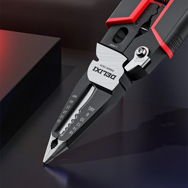 9 IN 1 Multi-Function Needle Nose  Pliers Electrician Special Tool Stripper Pliers Terminal Crimping Hand Tools