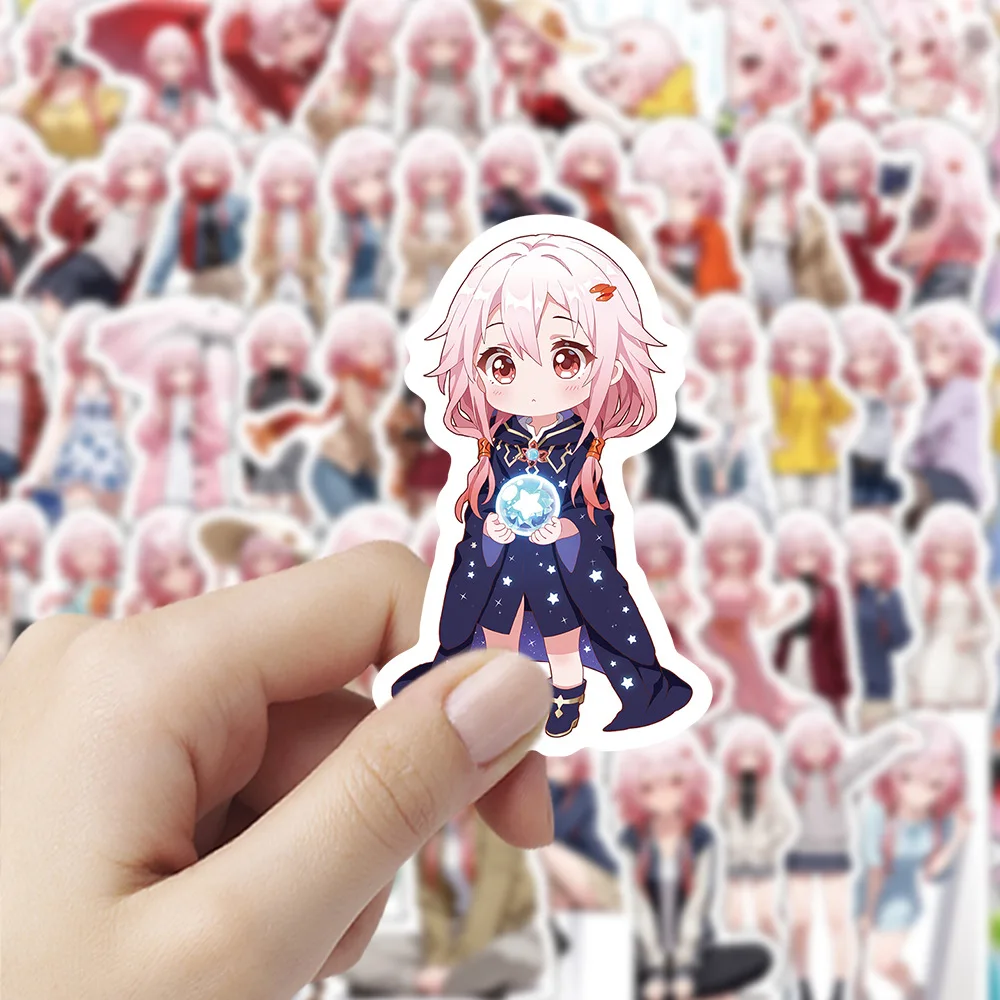 50/100 قطعة الكرتون مذنب تاج ملصقات مقاومة للماء انمي ياباني الشكل الكتابة على الجدران الشارات الديكور دفتر الدراجة الهاتف الغيتار #3