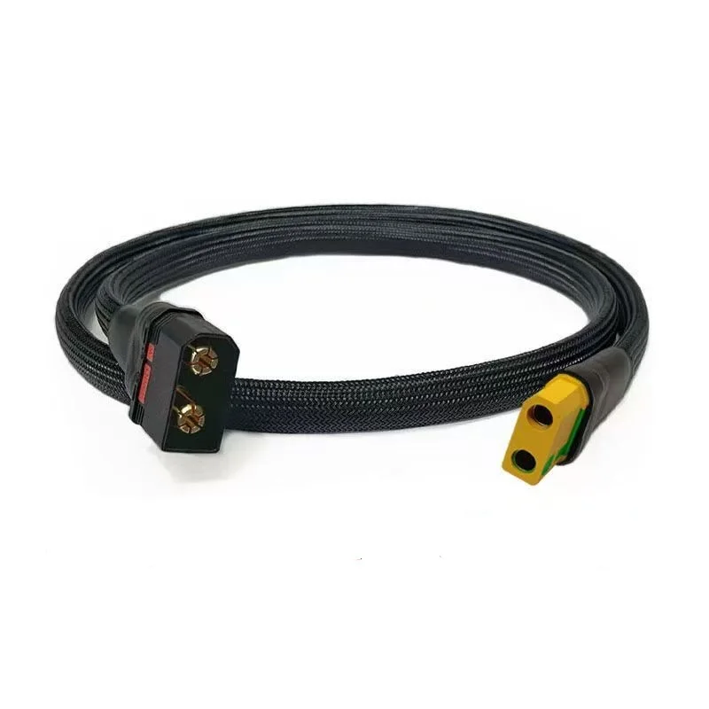 XT90 to QS8-S cable Anti-Spark Adapter Cable 8AWG 50cm High Current 50A Battery Charging Cord for E-bike Electric Motorcyc