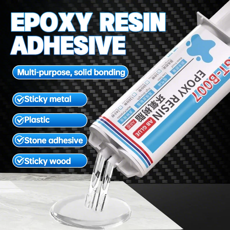 50ml High Strength AB Glue Transparent Waterproof Sealant for Plastics Ceramics Metals Powerful Casting Repair Adhesive