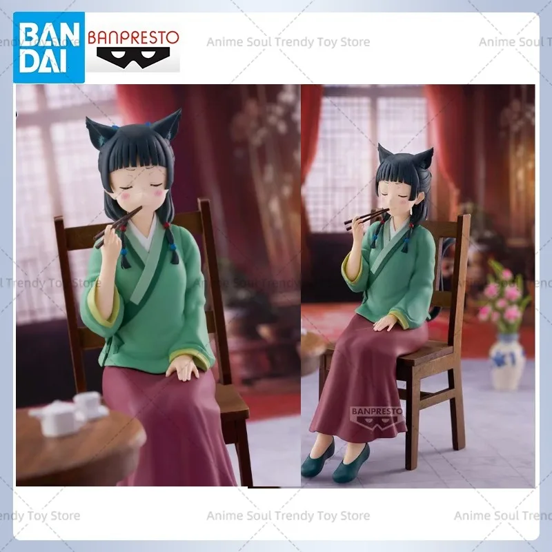 

BANDAI Original The Apothecary Diaries Kusuriya No Hitorigoto MAOMAO Poisonous Odor Аниме Фигурки ПВХ Модель Статуя Фестиваль Подарок