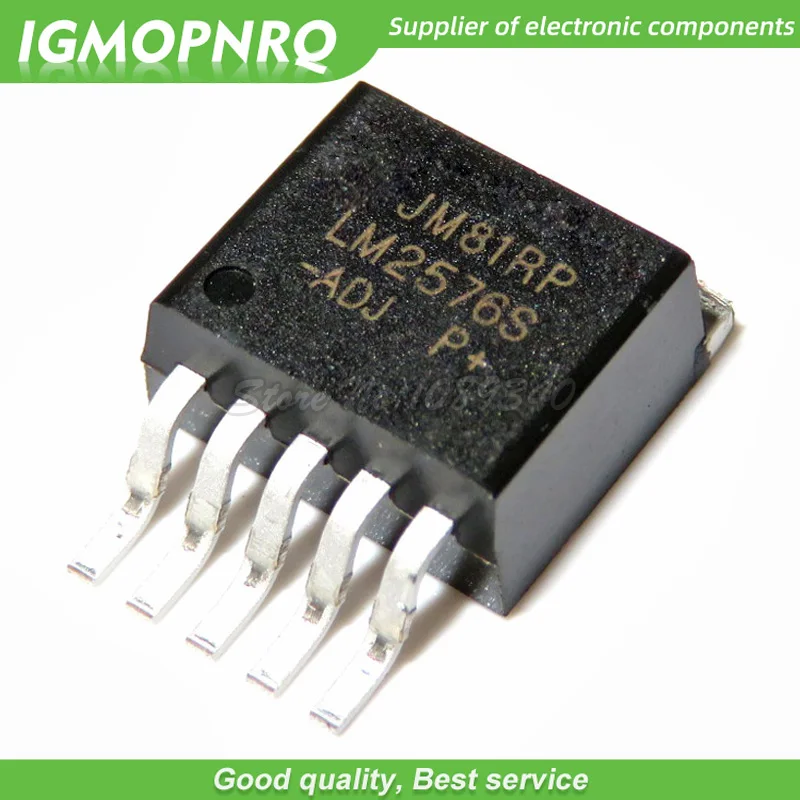 10pcs LM2576 LM2576S-ADJ TO-263 LM2576-ADJ Voltage Regulator New Original