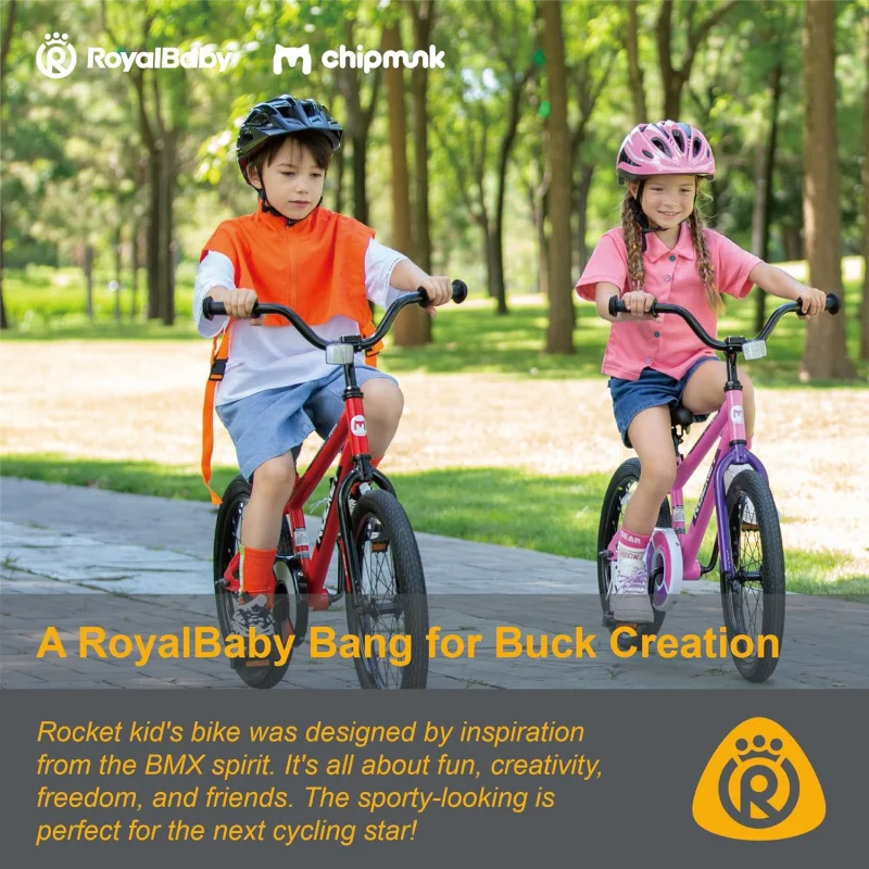 AQRoyalbaby Kids Bike Toddlers 12 14 16 18 20 Inch Wheel Bicycle Beginners Boys Girls Ages 3-11 Years,Multiple Color Options