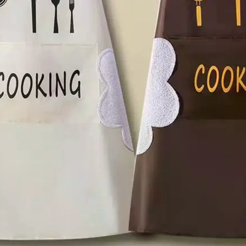 New Kitchen Household Cooking Apron Men Women Oil-Proof Waterproof Adult Waist Fashion Coffee Overalls Apron Kitchen Supplies