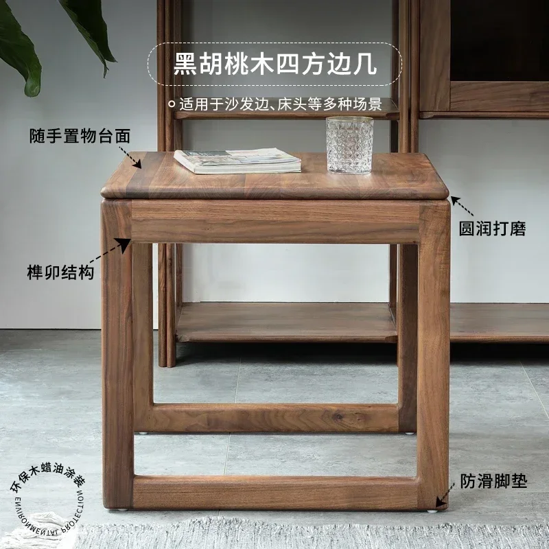 

Северная Америка Черный орех Деревянный диван Приставной столик Приставной столик Маленький журнальный столик Чайный столик Угловой столик